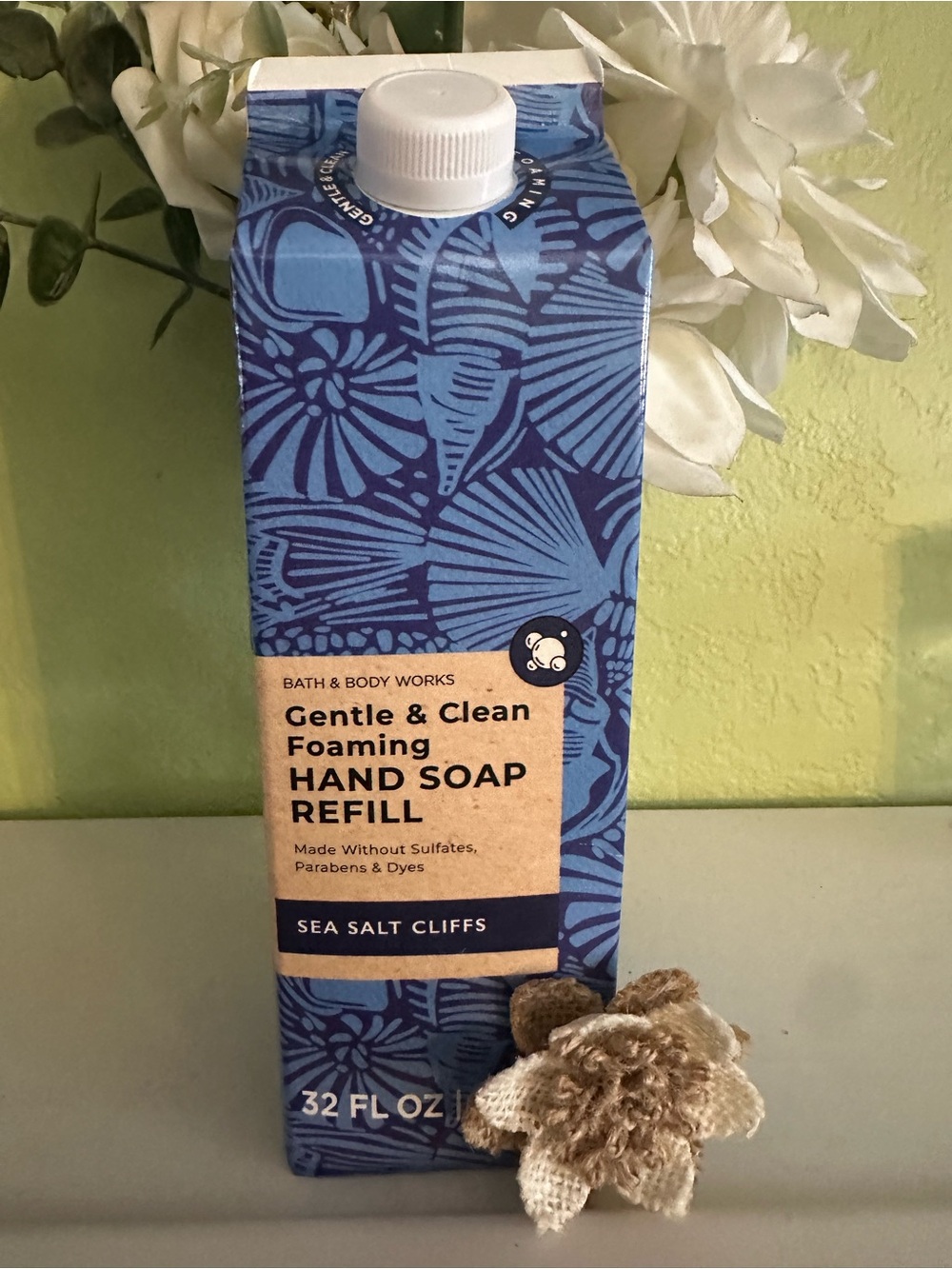 Bath & Body Works Sea Salt Cliffs Gentle & Clean Foaming Hand Soap Refill - Blue